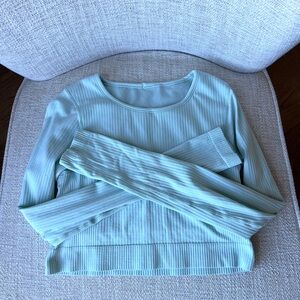 lululemon Ebb to Street cropped ribbed long sleeve